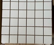 White mosaic tiles for WC/ Shower/ Toilet