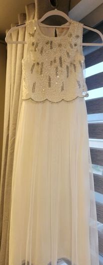 Lipsy white occasion dress