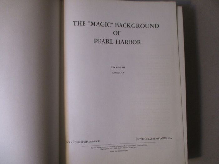 The ' Magic ' Background Of Pearl Harbour Vol.3