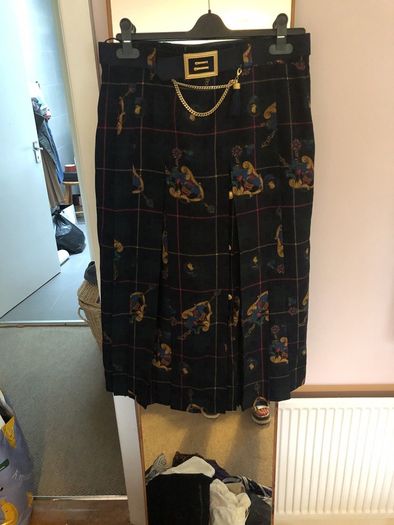 vintage Baslier midi skirt