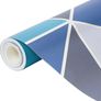 Apex Geo Sidewall Wallpaper, Aqua/navy Multiple Colours Available, See Photos (free Postage) Image 3