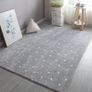 Rug Glow in The Dark Large Soft Rug for Bedroom Living Room Washable Carpet Home Decor Little Gray Star 120x60cm (FREE POSTAGE) Image 5