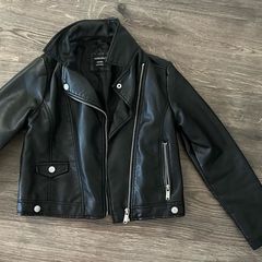 Fake Leather Jacket 9/10y