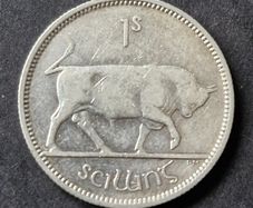 Ireland Eire 1930 1s Shilling Silver coin