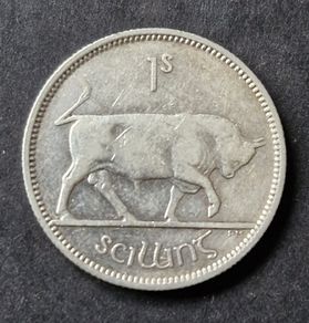 Ireland Eire 1930 1s Shilling Silver coin