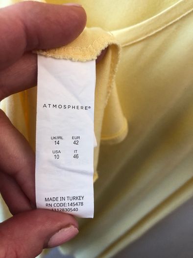 Yellow top (size 14)