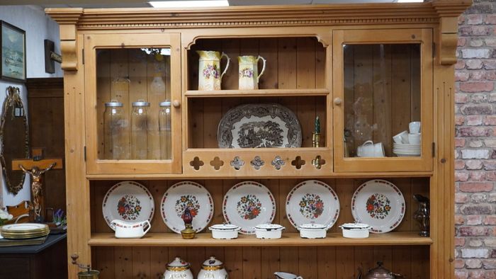 Large Bespoke Solid Pine Kitchen Dresser