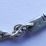 Vintge Sterling Silver 925 Men's Women's Jewelry Huge Chain Necklace Length 18" - 9g Image 8