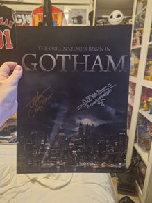 Gotham Poster Print Signed By Donal Logue & Sean Pertwee