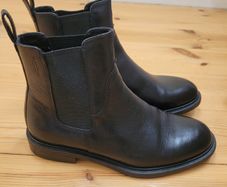 Black Leather Ankle Boots Vagabond