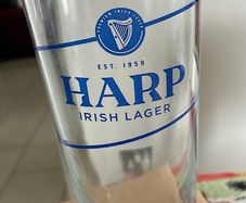 Rare Harp Pint Glass