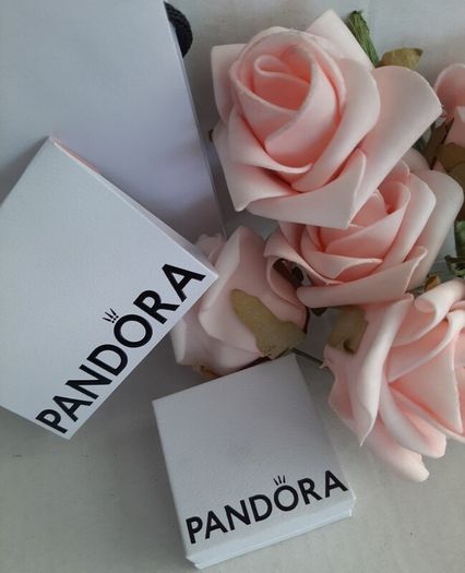 New genuine pandora sterling silver purple enamel ring