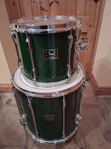 pearl drums tom toms