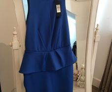 NWT Fab Cobalt Blue River Island Dress size 8