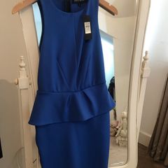 NWT Fab Cobalt Blue River Island Dress size 8