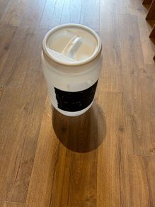 Plastic barrels - above knee height