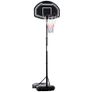 Adjustable Basketball Hoop and Stand, with Wheels and Weight Base Black Image 4