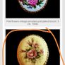 Aynsley Vintage English fine bone Rose Brooch Image 4