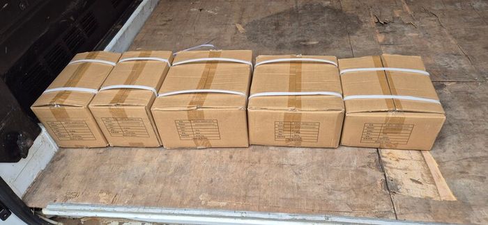 4 brand new sets of dumbbells