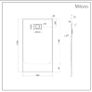 Milano Rasa 1200x800 White Slate Shower Tray (Unused) Image 5