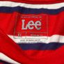 Lee Mens Regular Fit Short Sleeve T-Shirt Size XL Striped Red/White/Navy Image 4