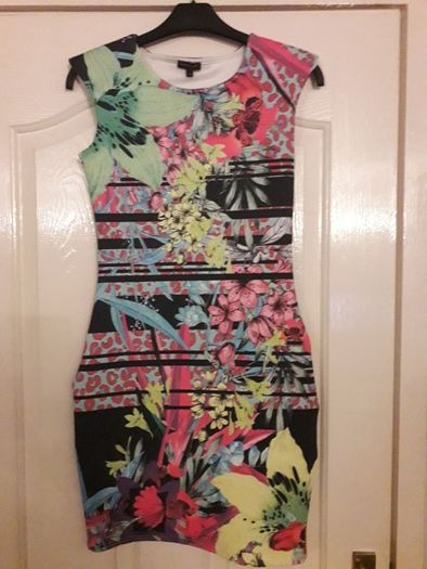 Dress/River Island Figure Hugging Dress....Size: 10 UK .. 36 EU/Price Drop