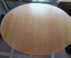 skovby extendable oval dining table