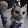 Vintage Set of 3 Ceramic cats by Just Cats & Co. Staffordshire - Circa 1980's Image 4