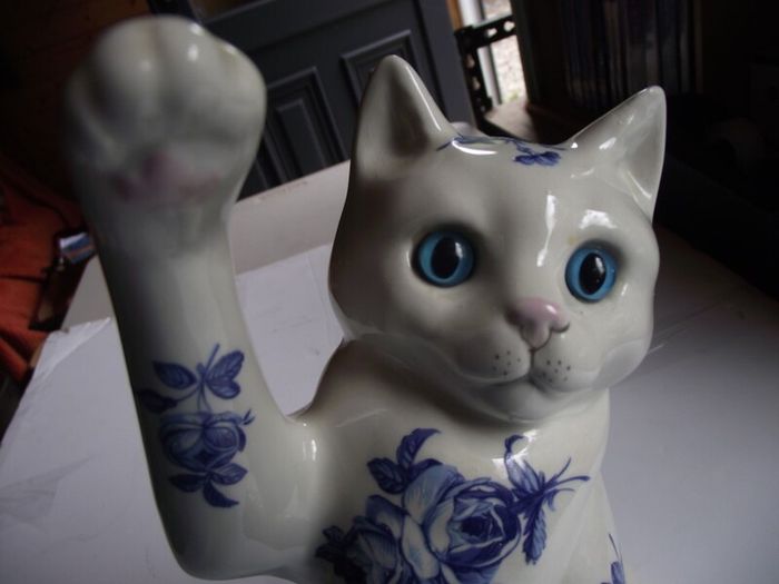 Vintage Set of 3 Ceramic cats by Just Cats & Co. Staffordshire - Circa 1980's