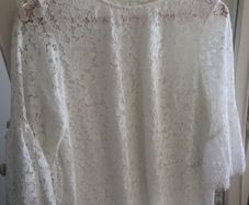 Classic Cream Lace Top size 36