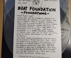 RESERVED - Beat Foundation - Foundations Original Promo PRESS Release SHEET Included!