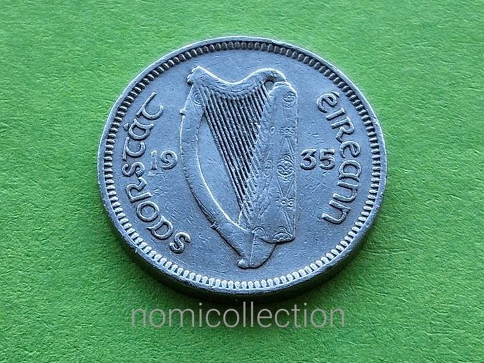 Ireland 1935 year 3 Pence.