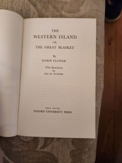 The Blasket Island. 2 X Books On Blasket Islands. Paperbacks In Good Condition.