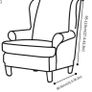 Wingback Chair Cover Image 2