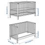 Cot with mattress Image 5