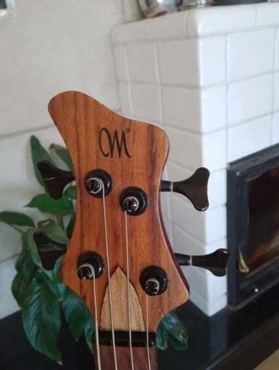 Mayones BE4 4-String Electric Bass Guitar (Natural Wood Finish)