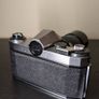 PRAKTICA PL Noval Film Camera with 80 - 200mm HANIMEX lens and camera bag. Image 2
