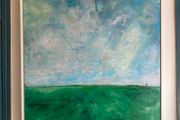 XL Original painting Framed 104cm original Art Irish Art 104x104x6cm New Artwork