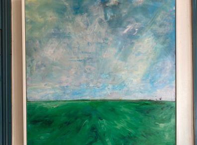 XL Original painting Framed 104cm original Art Irish Art 104x104x6cm New Artwork