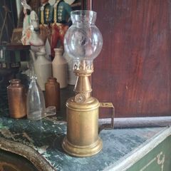Antique French Pigeon Lamp