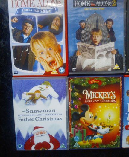 Christmas DVD movie collection Polar Express, Elf, Muppets, Disney, Christmas Carol, Santa Clause etc