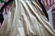 Satin cream dress