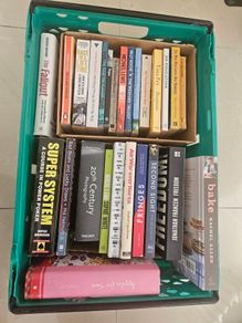 3 crates of books and 50 comics