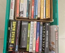 3 crates of books and 50 comics