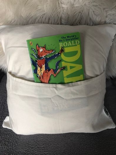 Roald Dahl book cushion cover Fantastic Mr Fox