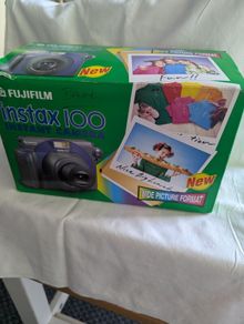 Fujifilm Instax 100 Wide Instant Camera Vintage Fuji