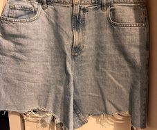 Denim shorts size 14