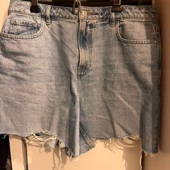 Denim shorts size 14