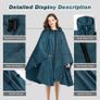 Brand New Unisex Rain Poncho Lightweight Breathable Multi-use Rain Cape Image 3