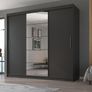 Sliding Doors Wardrobe ERWIN 235cm White Image 4